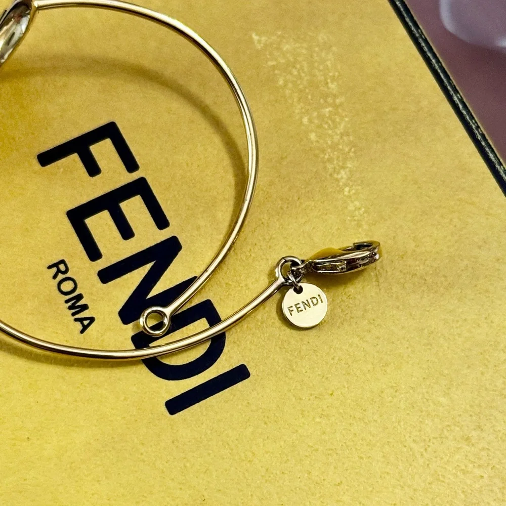 Gold Fendi Bracelet